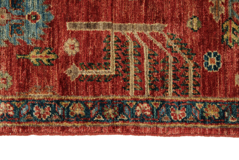 3x6 Rust and Multicolor Anatolian Traditional Runner