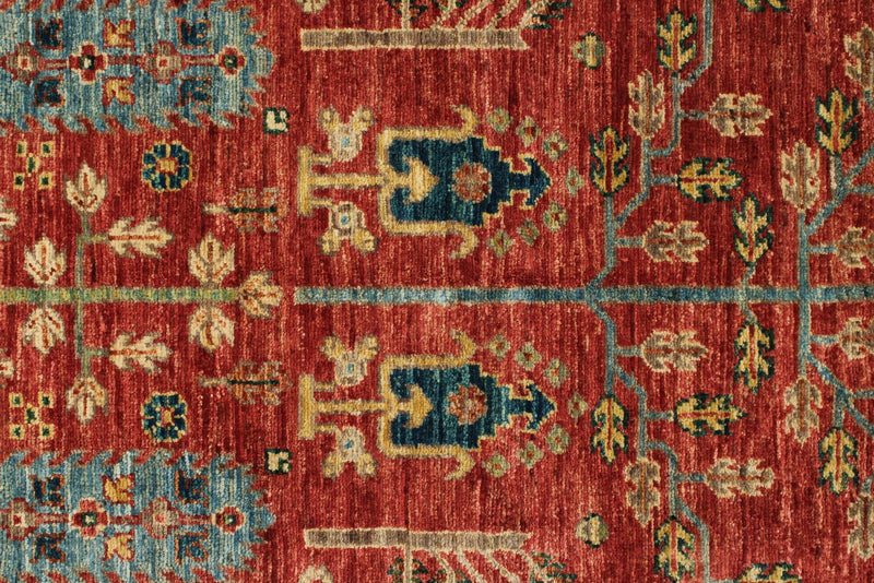 3x6 Rust and Multicolor Anatolian Traditional Runner