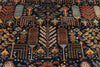 8x10 Navy and Multicolor Anatolian Traditional Rug