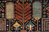 8x10 Navy and Multicolor Anatolian Traditional Rug