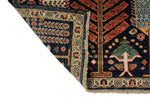 8x10 Navy and Multicolor Anatolian Traditional Rug