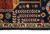8x10 Navy and Multicolor Anatolian Traditional Rug