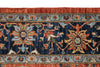 8x10 Rust and Navy Anatolian Traditional Rug