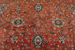 8x10 Rust and Navy Anatolian Traditional Rug