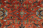 8x10 Rust and Navy Anatolian Traditional Rug