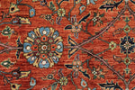 8x10 Rust and Navy Anatolian Traditional Rug