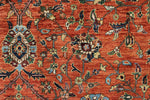 8x10 Rust and Navy Anatolian Traditional Rug