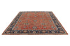 8x10 Rust and Navy Anatolian Traditional Rug