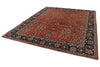 8x10 Rust and Navy Anatolian Traditional Rug