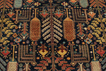 10x14 Navy and Multicolor Anatolian Traditional Rug