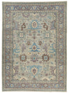 10x14 Gray and Light Blue Anatolian Traditional Rug