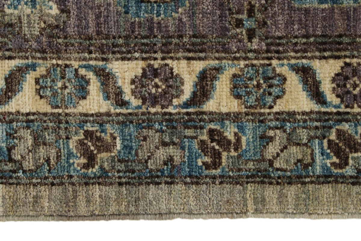 10x14 Gray and Light Blue Anatolian Traditional Rug