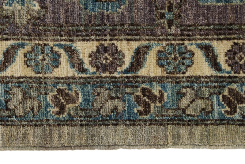 10x14 Gray and Light Blue Anatolian Traditional Rug