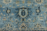 10x14 Light Blue and Blue Anatolian Traditional Rug