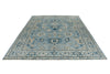 10x14 Light Blue and Blue Anatolian Traditional Rug