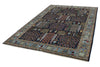 6x9 Navy and Blue Traditional Rug