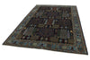 6x9 Navy and Blue Traditional Rug
