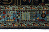 6x9 Navy and Blue Traditional Rug