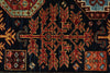 3x12 Navy and Multicolor Traditional Runner