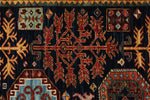 3x12 Navy and Multicolor Traditional Runner