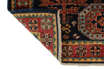 3x12 Navy and Multicolor Traditional Runner