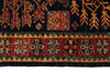 3x12 Navy and Multicolor Traditional Runner