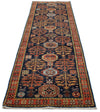 3x11 Navy and Multicolor Traditional Runner