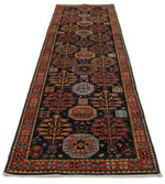 3x11 Navy and Multicolor Traditional Runner