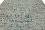 9x12 Light Blue and Light Purple Traditional Rug
