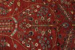 10x14 Rust and Multicolor Traditional Rug