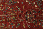 10x14 Rust and Multicolor Traditional Rug