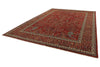 10x14 Rust and Multicolor Traditional Rug