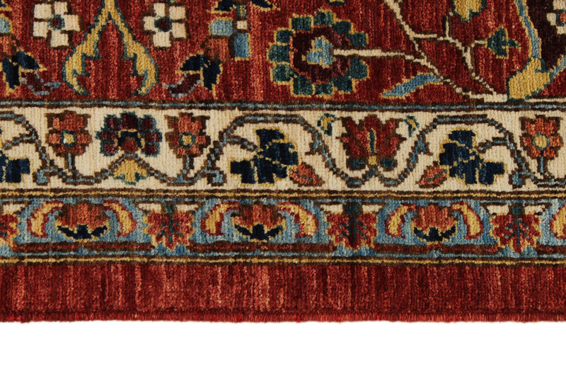 10x14 Rust and Multicolor Traditional Rug