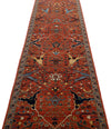 3x14 Rust and Multicolor Traditional Runner