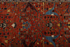 3x14 Rust and Multicolor Traditional Runner