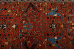 3x14 Rust and Multicolor Traditional Runner