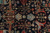 8x10 Navy and Multicolor Anatolian Traditional Rug