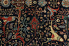 8x10 Navy and Multicolor Anatolian Traditional Rug