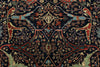 8x10 Navy and Multicolor Anatolian Traditional Rug