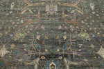 10x14 Light Gray and Multicolor Anatolian Traditional Rug