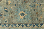 10x14 Gray and Blue Anatolian Traditional Rug