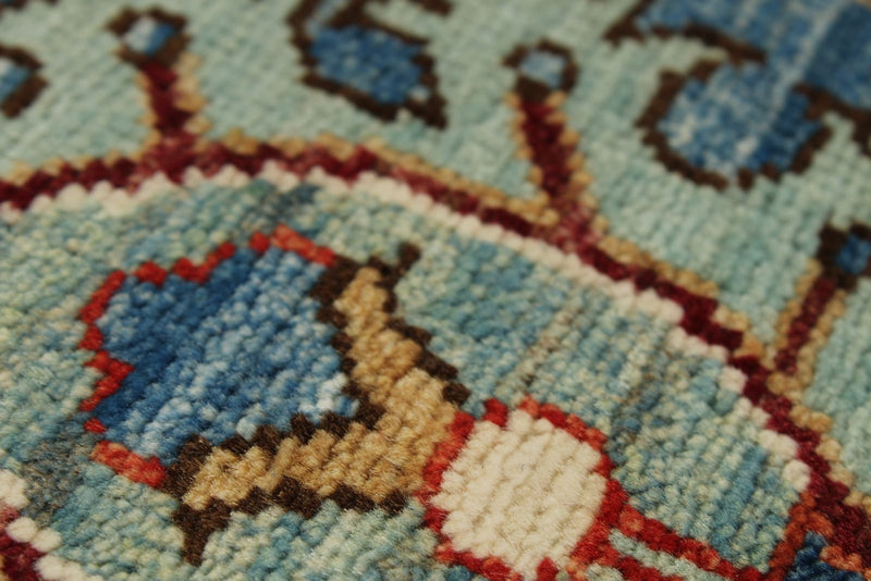 10x14 Light Blue and Multicolor Anatolian Traditional Rug