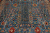 9x12 Light Blue and Navy Anatolian Traditional Rug