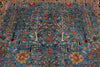 9x12 Light Blue and Navy Anatolian Traditional Rug