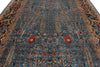 9x12 Light Blue and Navy Anatolian Traditional Rug