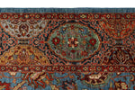 9x12 Light Blue and Multicolor Anatolian Traditional Rug