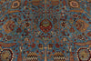 9x12 Light Blue and Multicolor Anatolian Traditional Rug