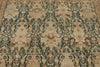 7x16 Navy and Beige Persian Hamadan Distressed Area Runner