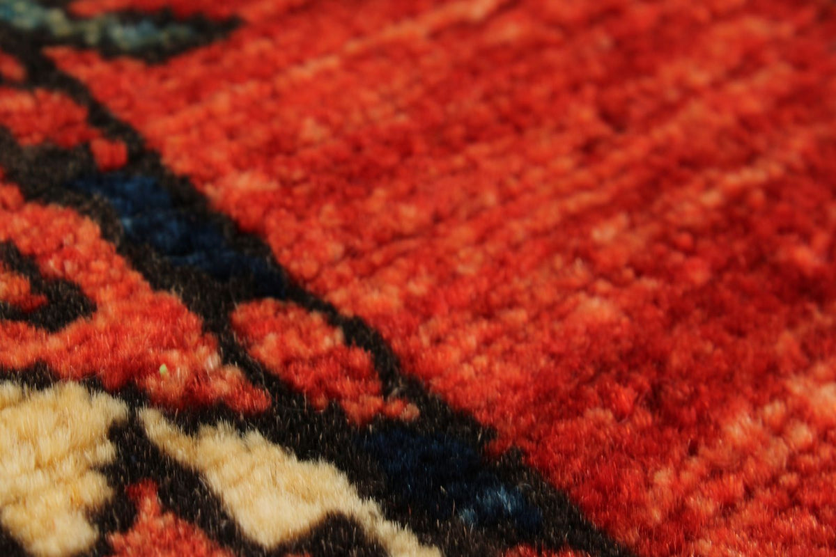 3x10 Red and Ivory Turkish Tribal Runner