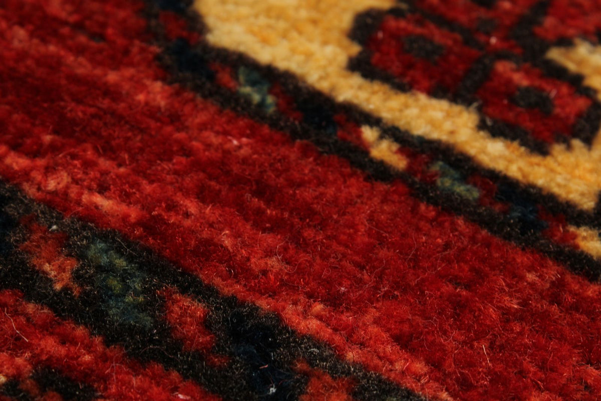 3x10 Red and Ivory Turkish Tribal Runner